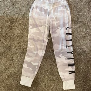 Pink sweat pants